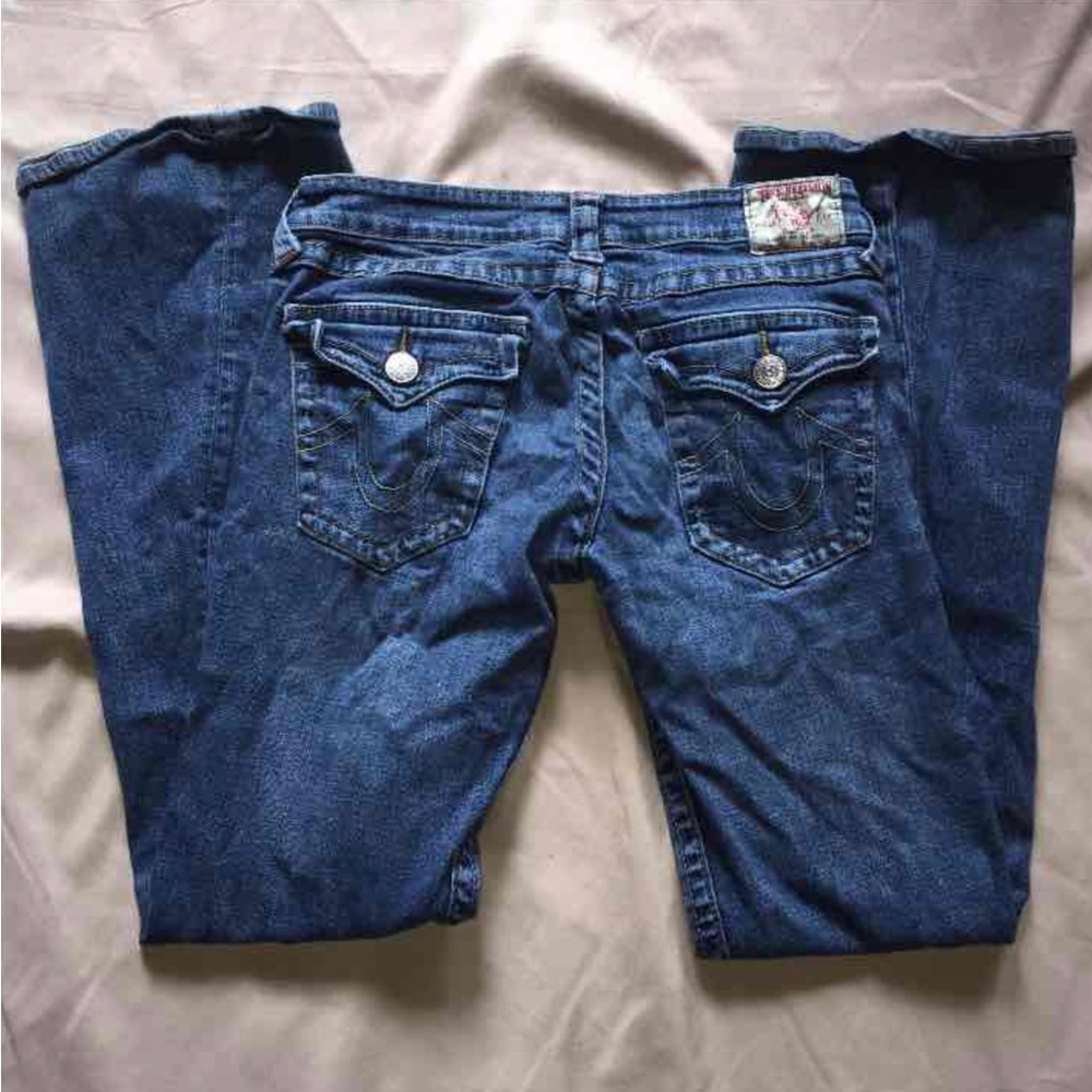 True Religion womens Size 30 Made In USA Flap Pocket Jeans